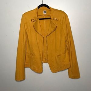 Mustard Yellow Anne Klien Blazer